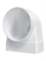 Переходник СККП D125 90° 60х204 пластик ERA 620СК12,5КП