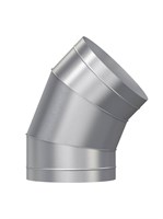 Круглый отвод 45° D200 45° D200